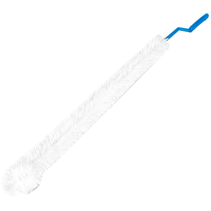 Peggy Perfect brosse à radiateur radiateurs plats, blanc/bleu, poils synthétiques, manche plastique, 780 mm