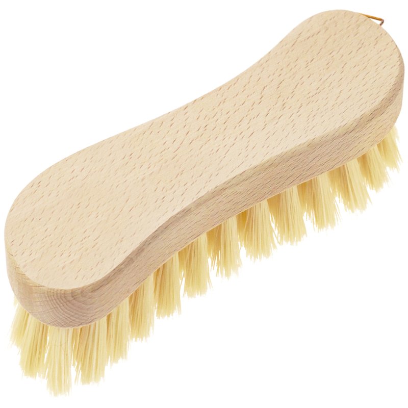 Peggy Perfect brosse à récurer éco bois forme S, crin naturel, 210 mm