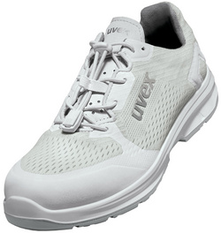 uvex 1 sport veiligheidsschoenen, wit, halfhoog, maat 48