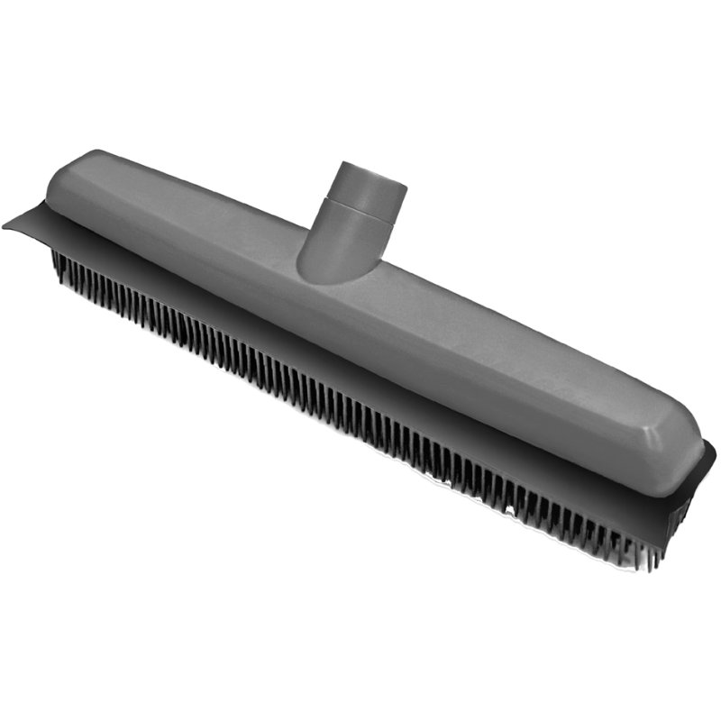 Peggy Perfect balai en caoutchouc GoGreen, gris/noir, sans manche, 340 mm
