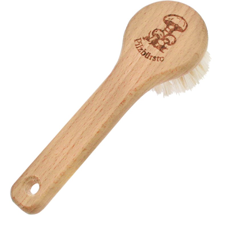 Peggy Perfect brosse champignon, bois naturel, rond, 130 mm