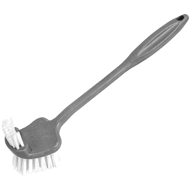 Peggy Perfect brosse à vaisselle GoGreen, triangulaire, brosses blanches, 25 cm