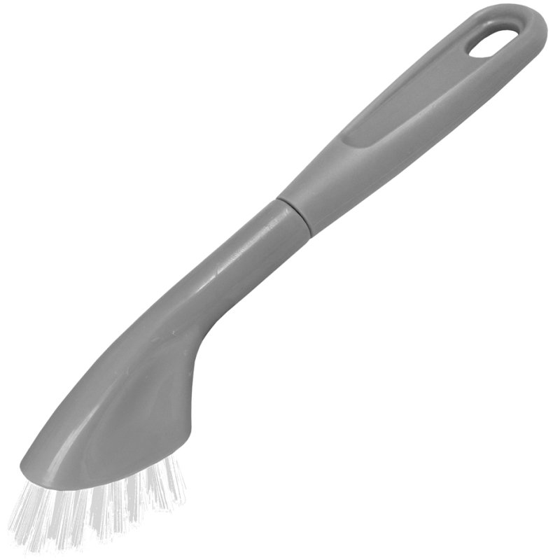 Peggy Perfect brosse à vaisselle GoGreen, tête étroite, soies blanches, 24 cm