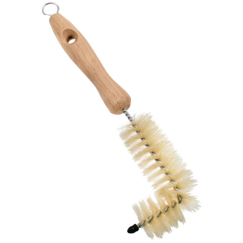 Peggy Perfect brosse de nettoyage débordement, bois, poils naturels, 230 mm