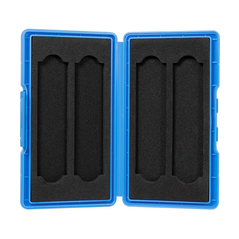 LogiLink boîte de protection pour 4x M.2 SSD, bleu, plastique, 71×124×17 mm