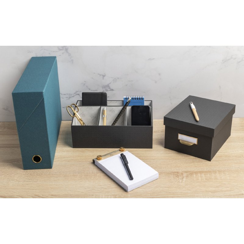 EXACOMPTA Bureauorganizer Office by Me, zwart, 4 vakken, 277×115×147 mm