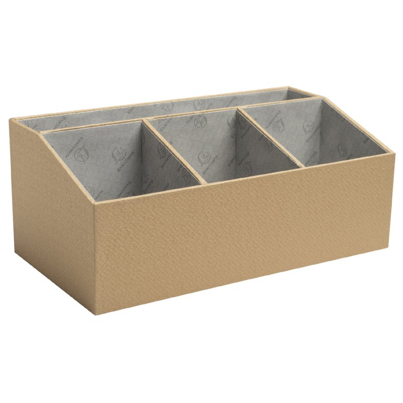 EXACOMPTA Bureauorganizer Office by Me, zwart, 4 vakken, 277×115×147 mm