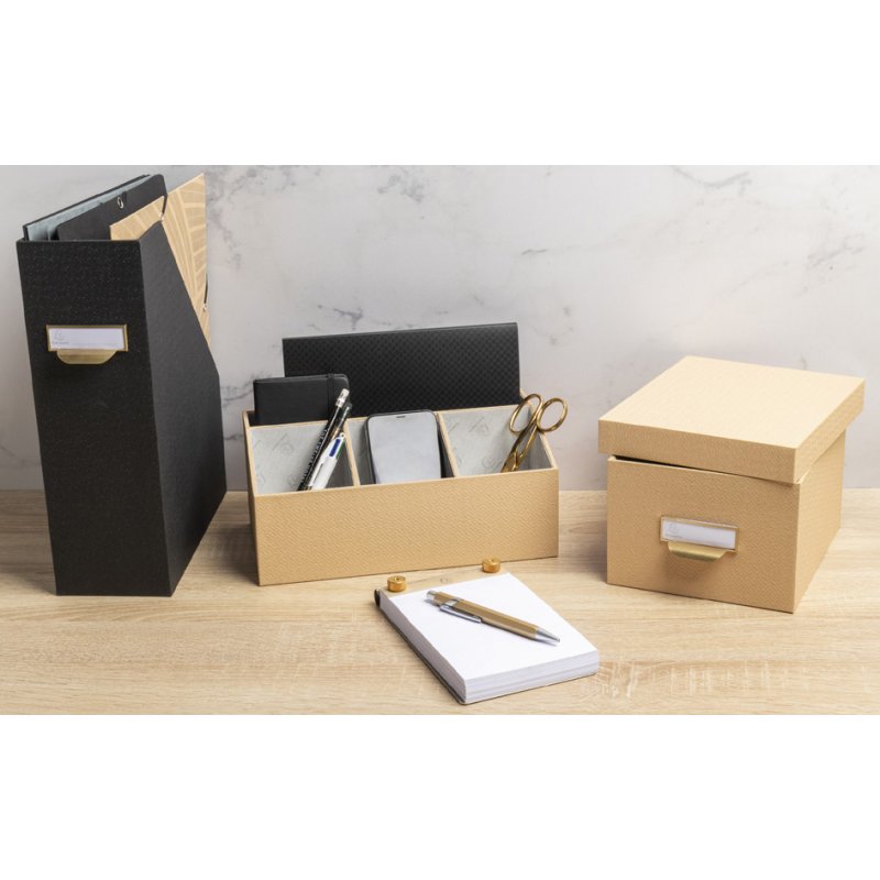 EXACOMPTA Bureauorganizer Office by Me, zwart, 4 vakken, 277×115×147 mm