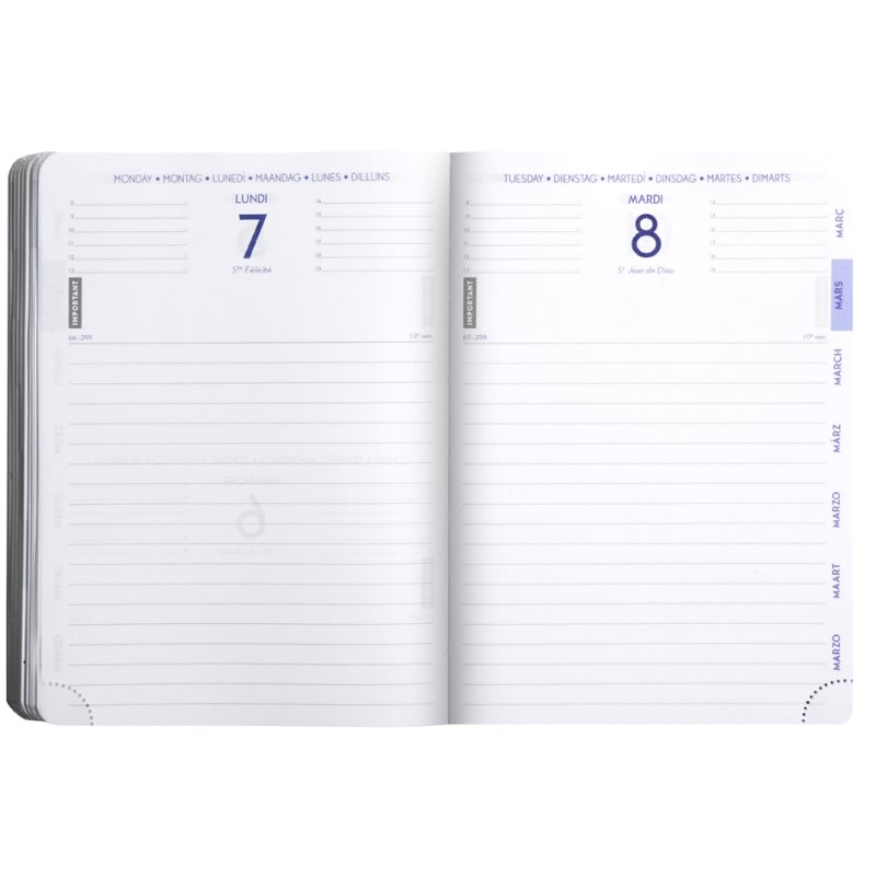 EXACOMPTA Clairefontaine agenda scolaire SAMOURAI Ronin, 2025/2026, 120×170 mm