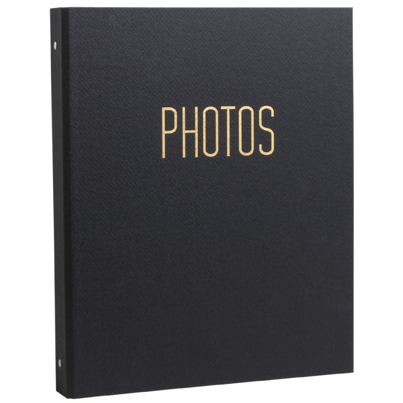EXACOMPTA album photo Office by Me, 260×320 mm, beige, mécanisme 4 anneaux