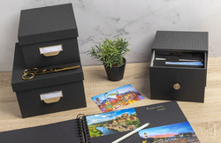 EXACOMPTA ladebox Office by Me, 1 lade, zwart, 177×140×134 mm