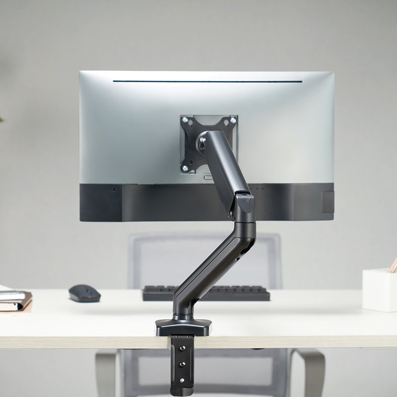 LogiLink bras de moniteur aluminium, 17-32 pouces, noir, réglable