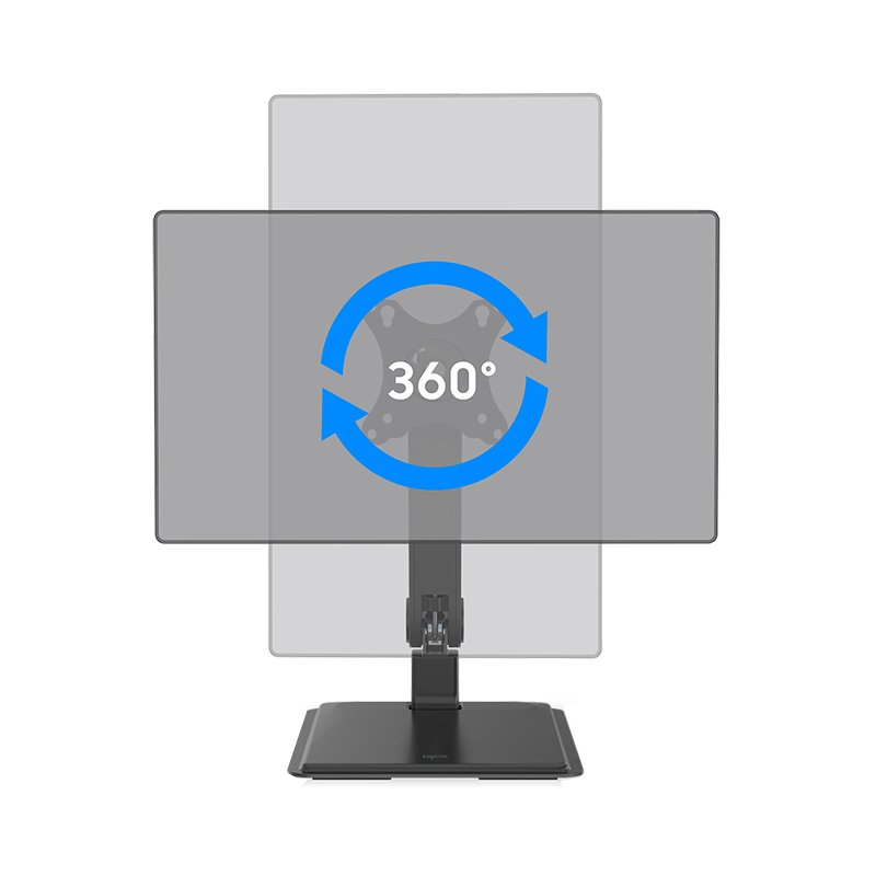 LogiLink bras de moniteur tactile avec pied, noir, 17-32 pouces, capacité 8 kg