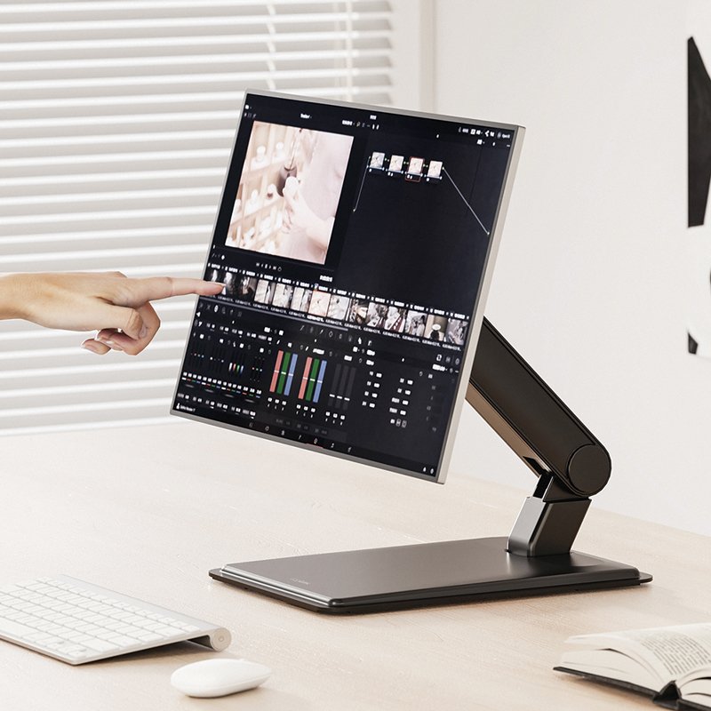LogiLink bras de moniteur tactile avec pied, noir, 17-32 pouces, capacité 8 kg
