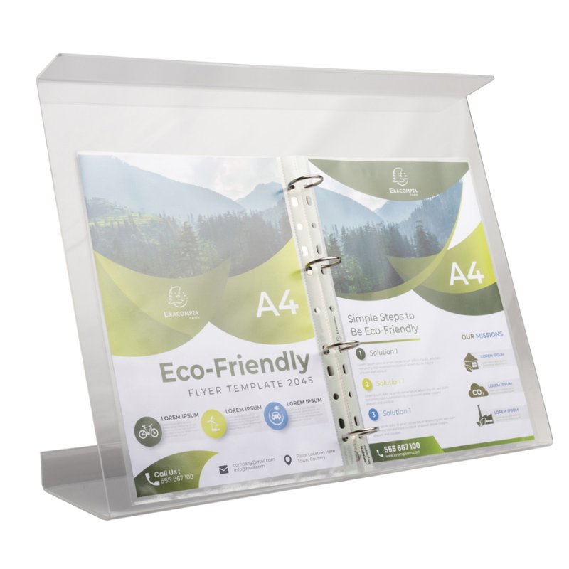 EXACOMPTA document holder acrylic, A3, transparent