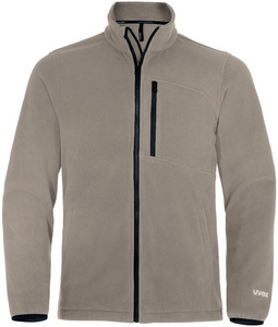 uvex fleece jack suXXeed craft heren, grafiet, maat XL