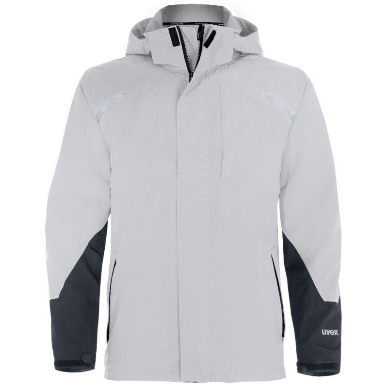 uvex veste de pluie suXXeed craft homme, blanc, 4XL