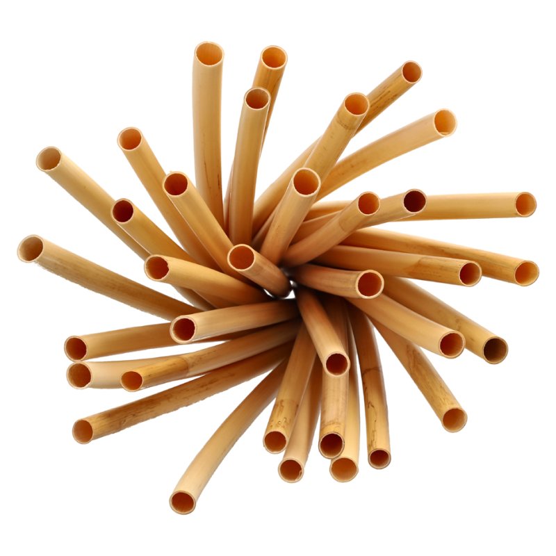 PAPSTAR pailles en paille 'pure', 250 mm, naturel, 50 pièces