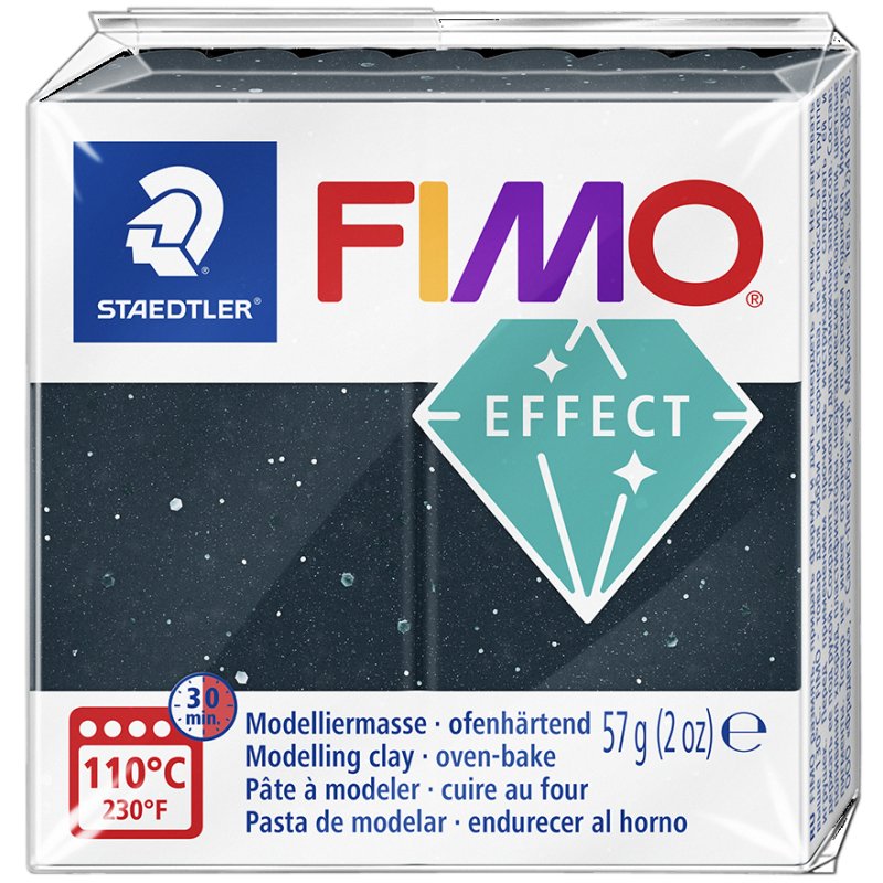 FIMO EFFECT pâte à modeler, granit blanc, 57 g