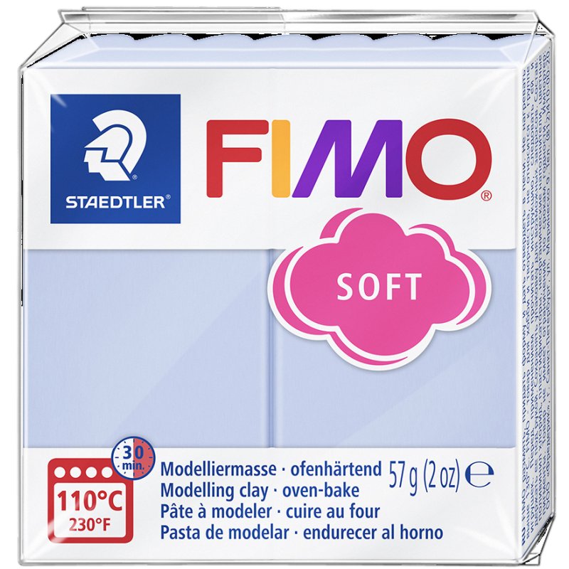 FIMO SOFT pâte à modeler, durcissant au four, papaya sorbet, 57g