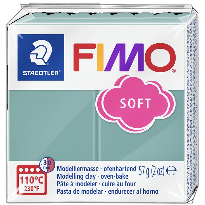 FIMO SOFT pâte à modeler, durcissant au four, papaya sorbet, 57g