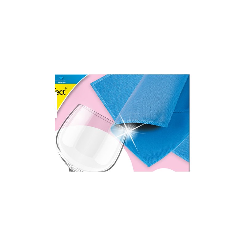 Peggy Perfect chiffon microfibre Diamond, bleu, 300×400 mm