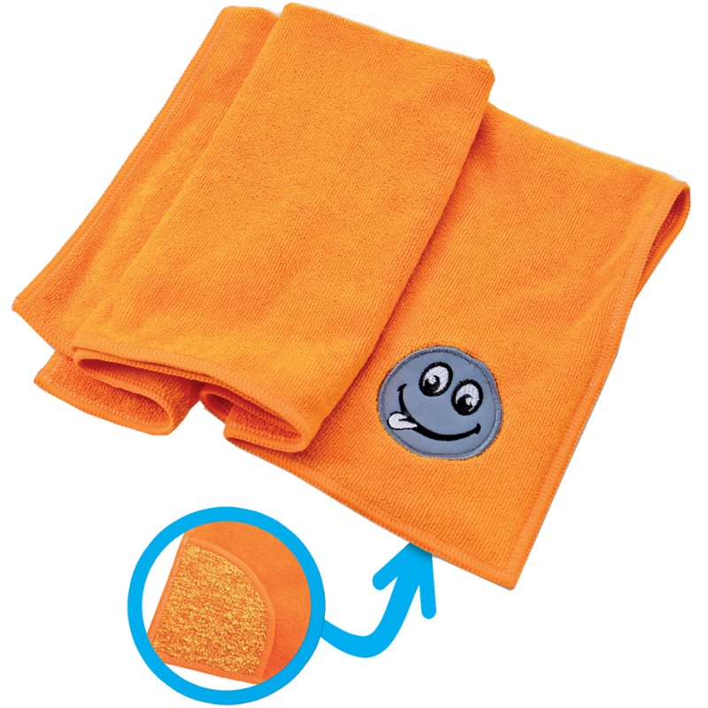 Peggy Perfect chiffon microfibre Smile, orange, 320×350 mm