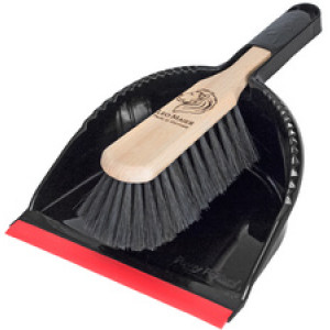 LEO MAIER veegset met lip Light, zwart/rood, 220 mm