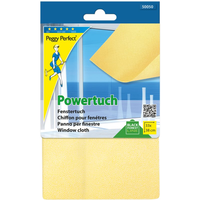 Peggy Perfect Fenste Black Forest-Line, jaune, 330 × 380 mm