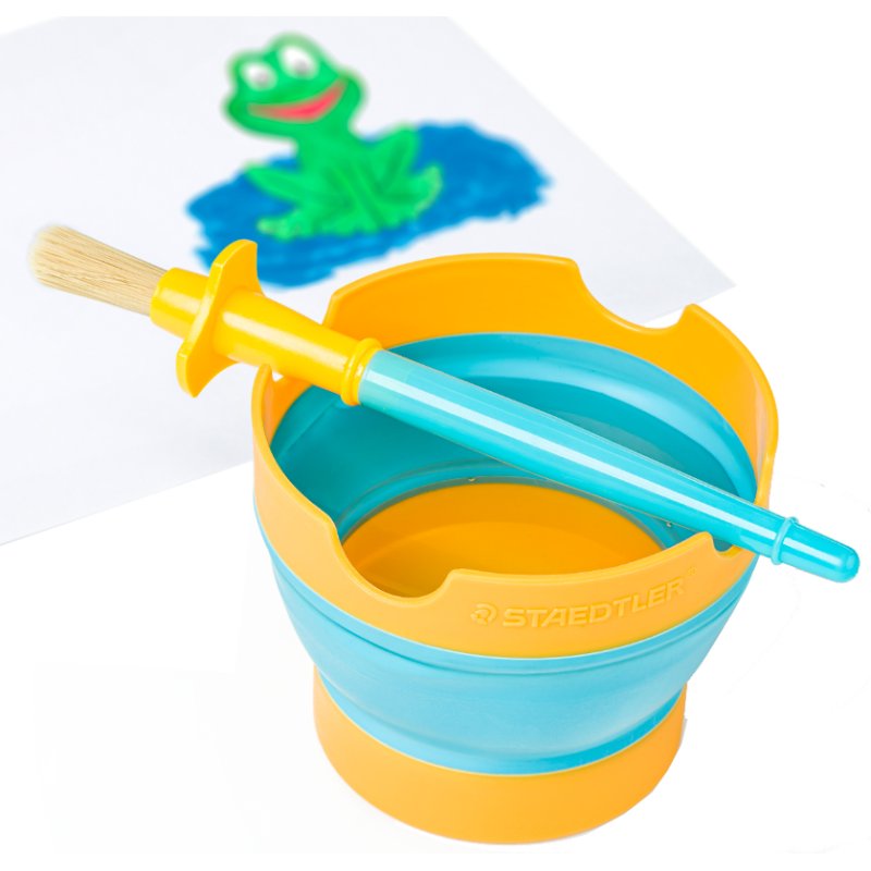 STAEDTLER set de pinceaux Noris junior, poils synthétiques, 3 pièces