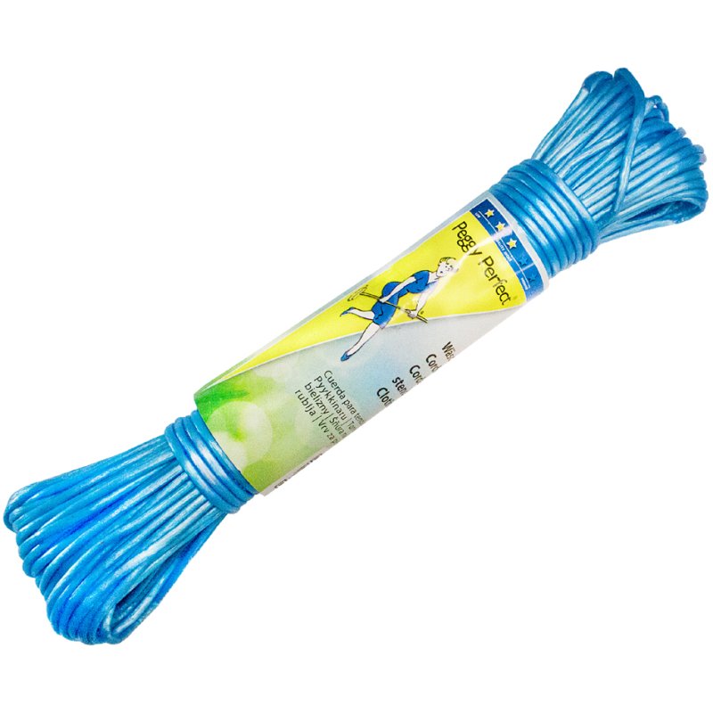 Peggy Perfect Standard clothesline, blue, plastic, 2.0 mm