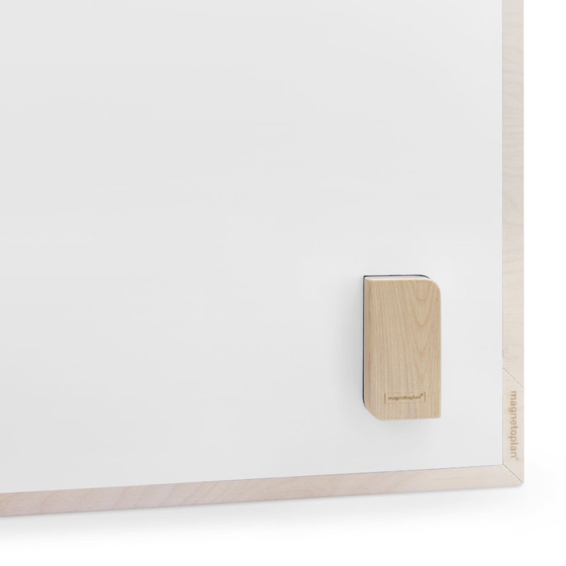 magnetoplan feutre de remplacement essuie-tableau Wood Series, 100% PET recyclé, bleu, 2 pièces
