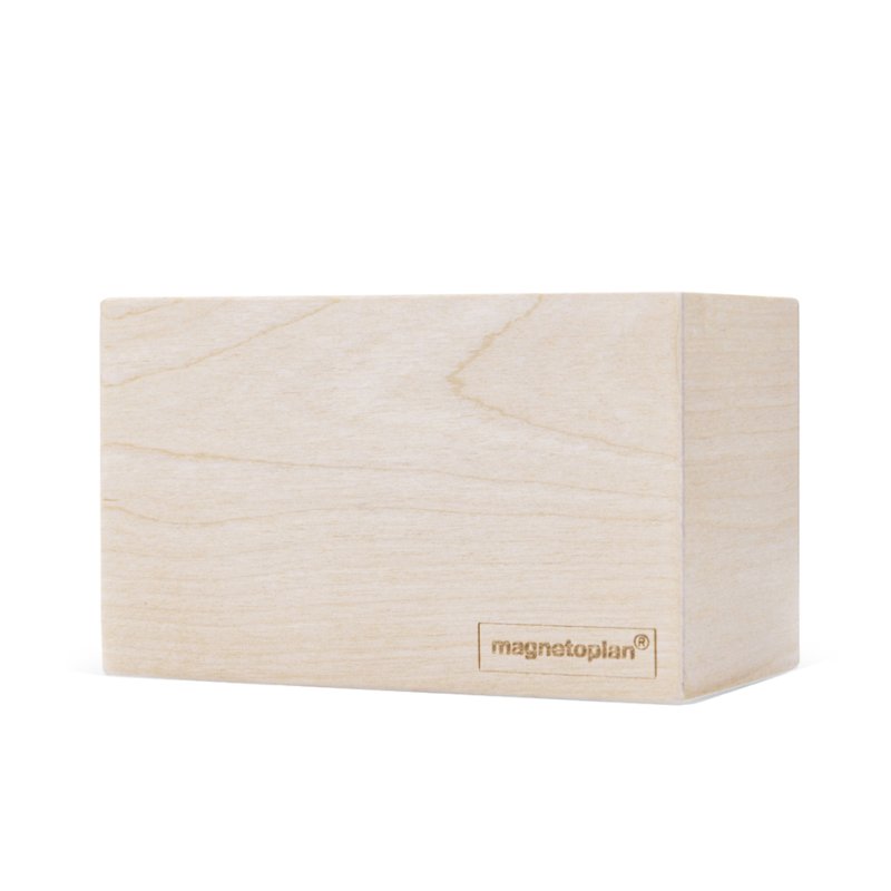 magnetoplan whiteboard organiser Wood Series, birch wood, magnetic, 114×64×70 mm