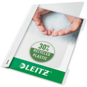 LEITZ snelhechter Standard A4, paars, transparante voorflap, 250 vel