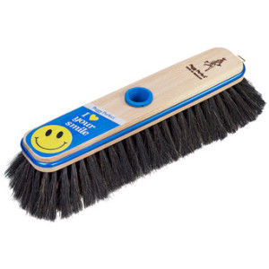 Peggy Perfect bezem I love your smile, hout, 28 cm