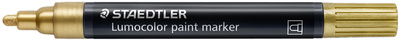 STAEDTLER Lumocolor acrylmarker, goud, 2,4 mm ronde punt