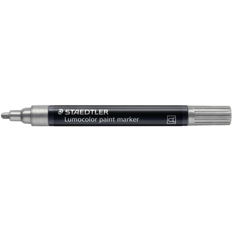 STAEDTLER marqueur acrylique, argent, pointe ronde, 2,4 mm