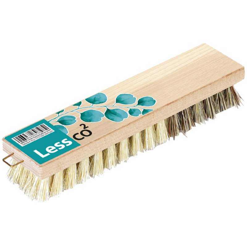 Peggy Perfect brosse à récurer LessCO2, bois de hêtre naturel, 24 cm