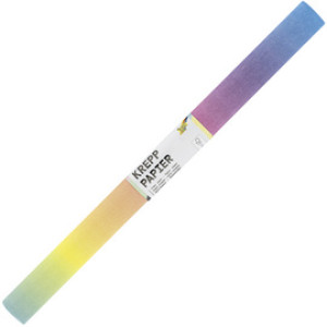 folia crêpepapier, regenboog, 500 mm × 2,5 m