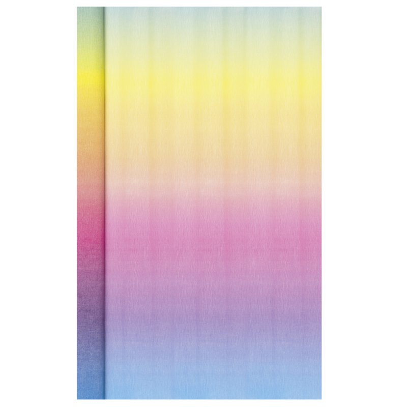 folia crêpepapier, regenboog, 500 mm × 2,5 m
