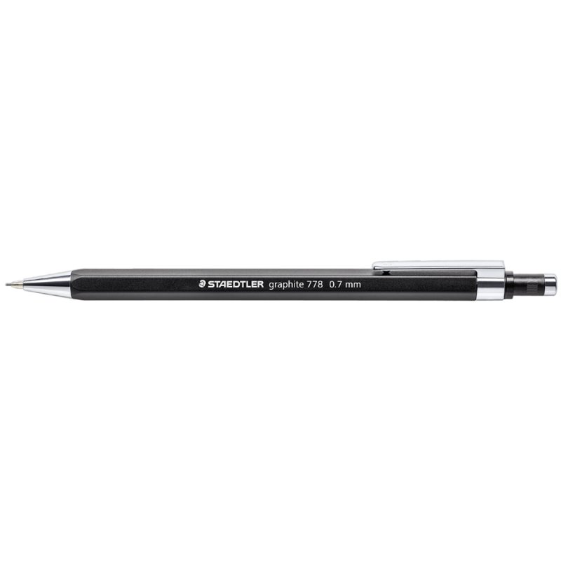 STAEDTLER porte-mine graphite 778, rechargeable, 0,5 mm, noir