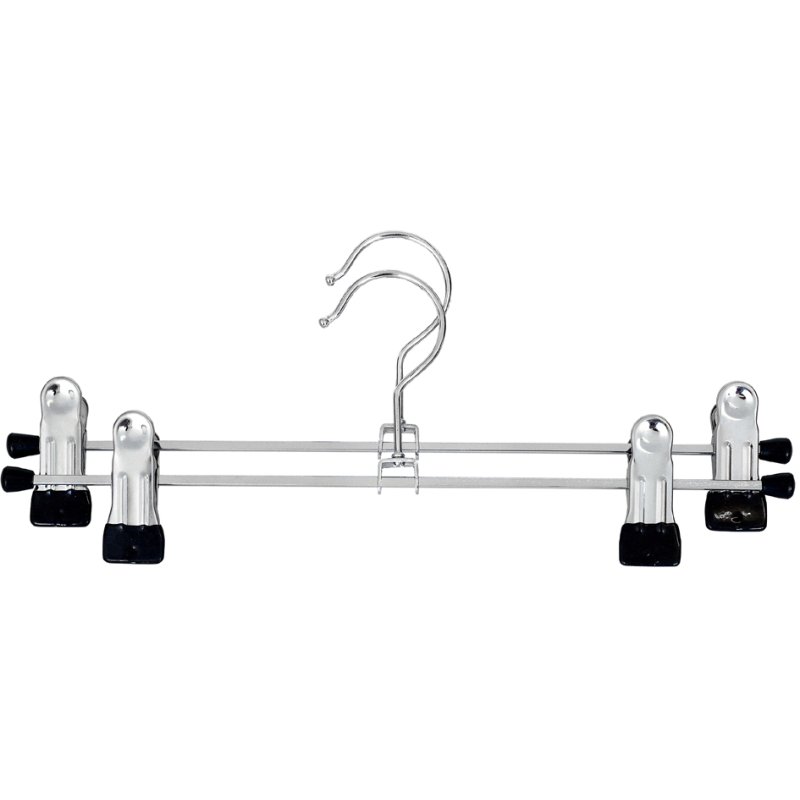 Peggy Perfect trouser hangers with clips, silver, 300 mm, 2 pieces