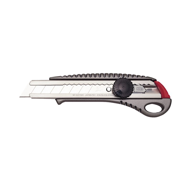 NT Cutter breekmes L-550GP, aluminium behuizing, 18 mm, antraciet