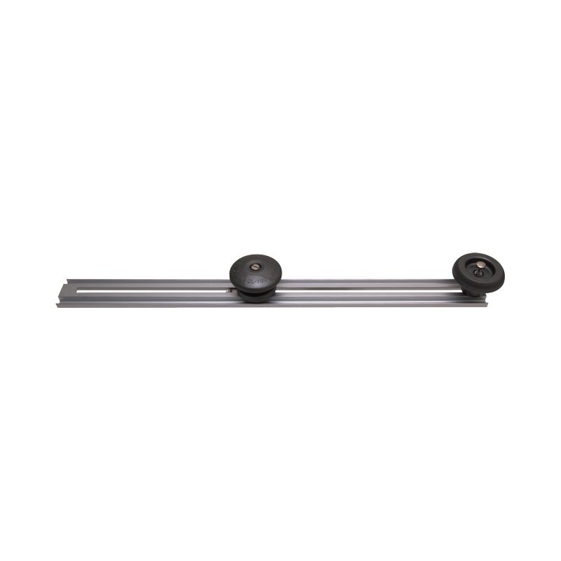 NT Cutter cirkelsnijder CL-100P, metalen behuizing, 10-100 cm diameter, zilver/zwart