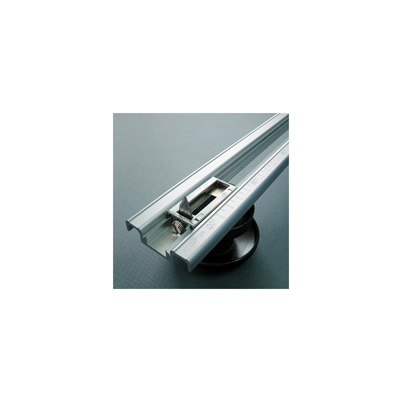 NT Cutter cirkelsnijder CL-100P, metalen behuizing, 10-100 cm diameter, zilver/zwart