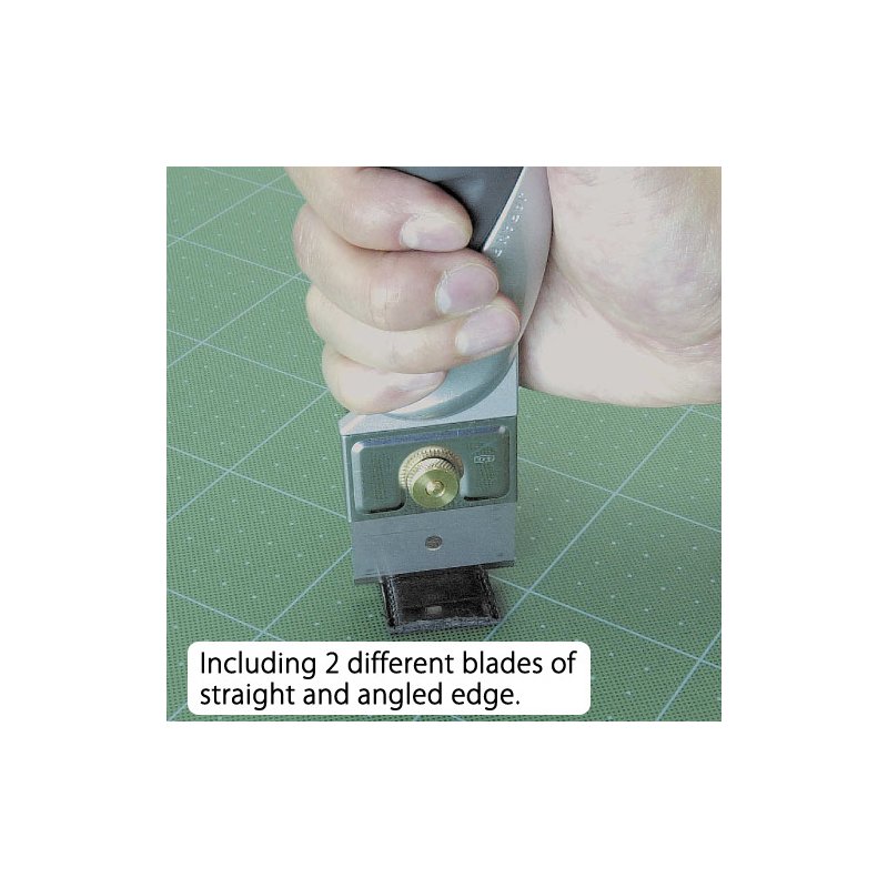 NT Cutter professioneel leermes KT-2000GP, aluminium behuizing, zilver/zwart
