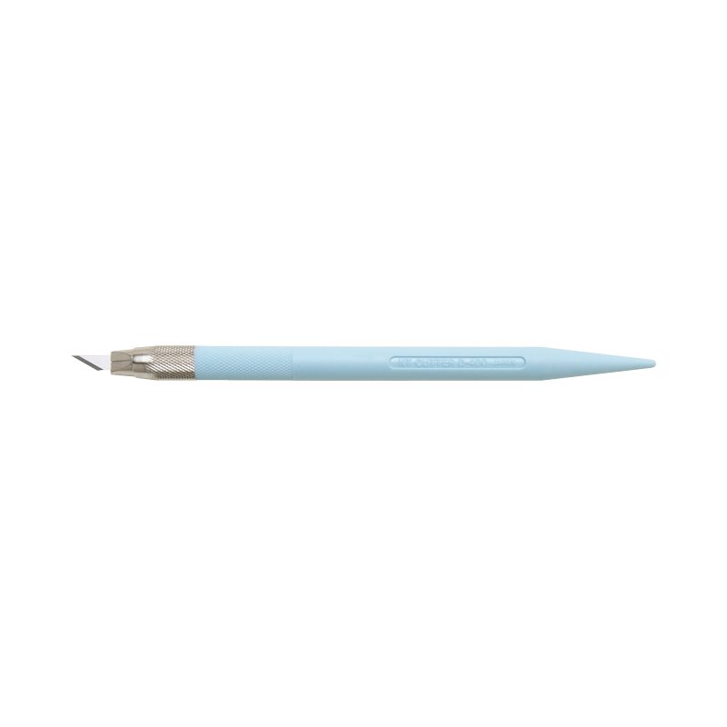 NT Cutter scalpel D-401P, pastelblauw, kunststof handgreep