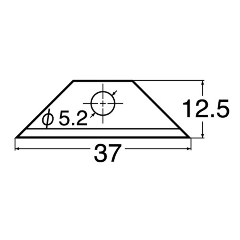 NT Cutter reservemesjes BR-400P, 12,5 mm, 10 stuks