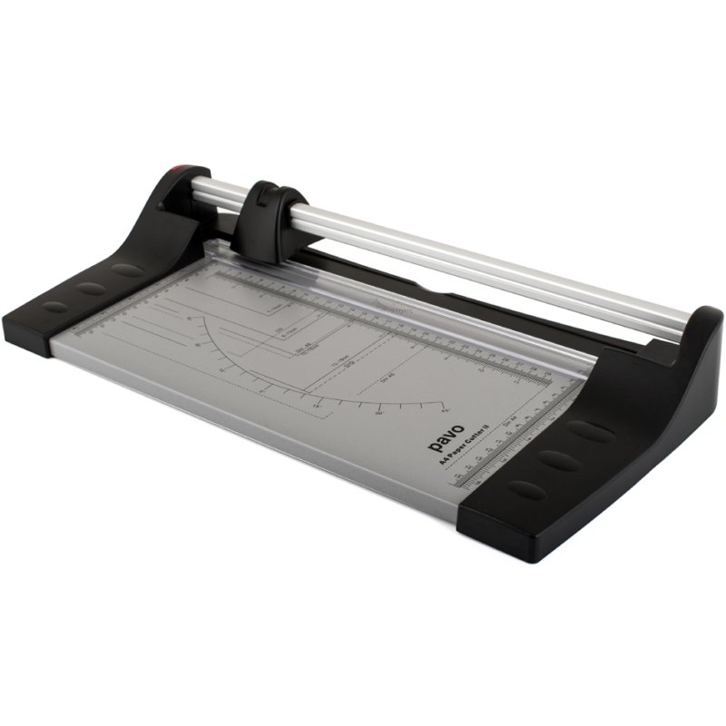 pavo massicot Cutter II, A4, gris/noir, 8 feuilles
