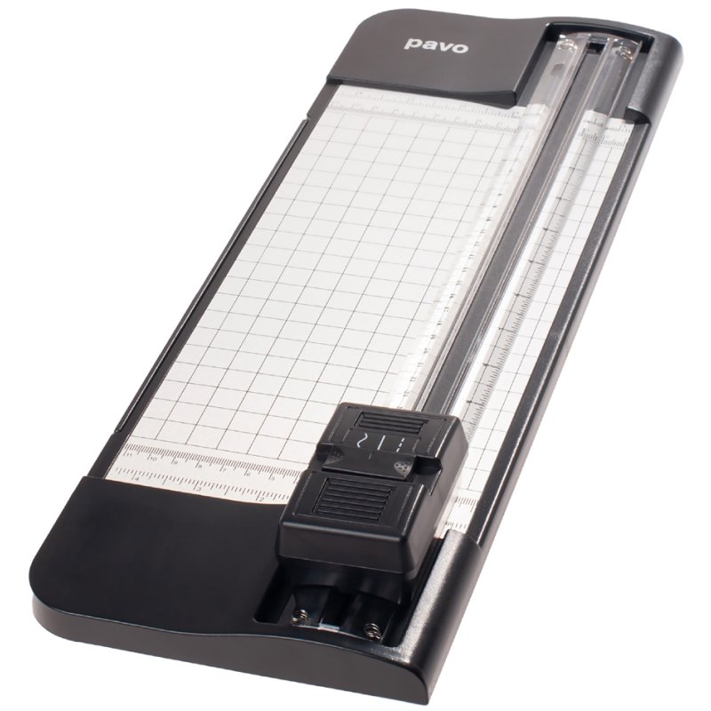 Pavo multicutter roll trimmer, A4 format, black, 6 sheets